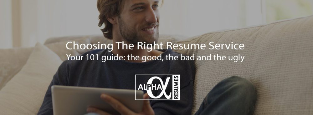Blog post Choosing the right resume service 1